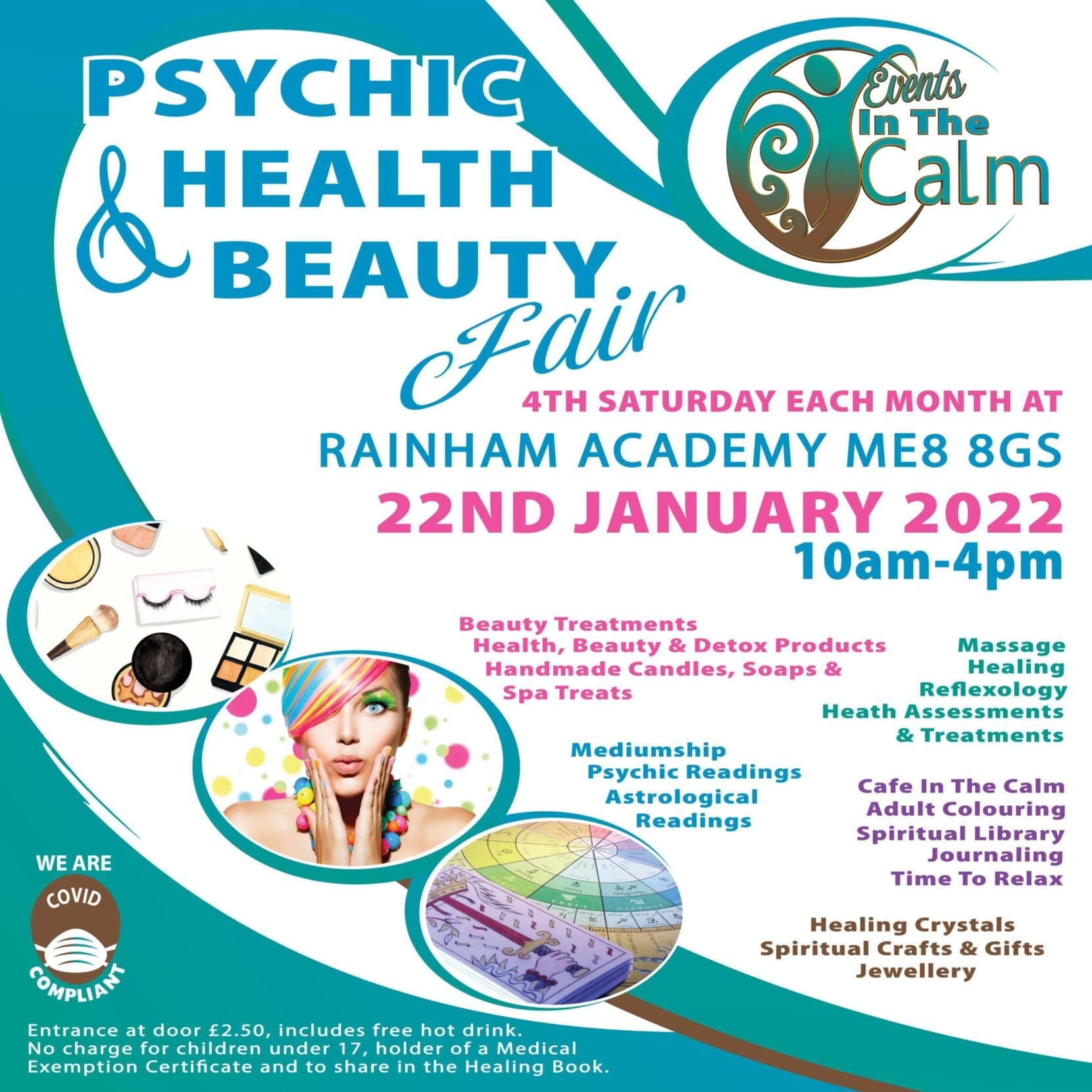 Rainham Psychic Health and Beauty Fair January 2022